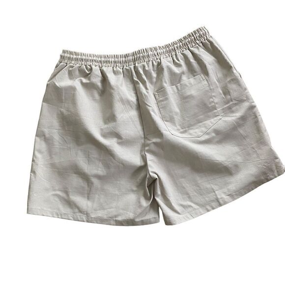 Men's COOFANDY Viscose Linen Shorts Size XXL   NWT - Picture 2 of 8